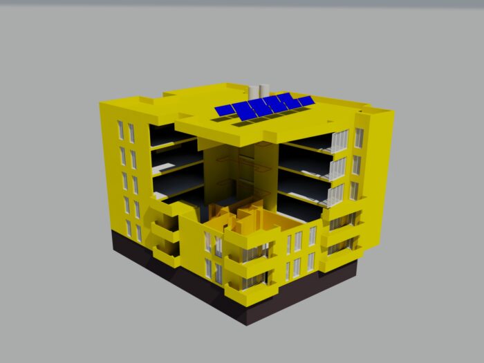 CONSTRUCTION RÉSIDENCE LE FOULON - logements collectifs Perpignan (66) Maquette BIM