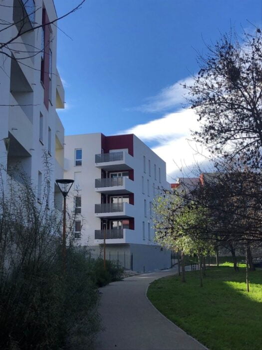 Construction de 51 Logements collectifs résidence Rives d'ô à Perpignan