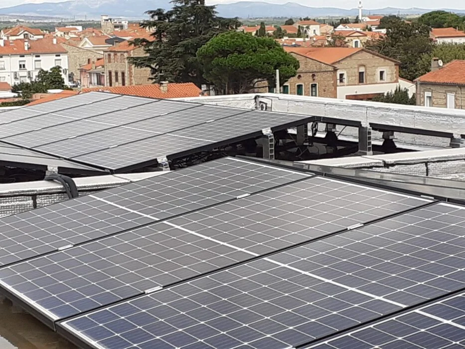 Photo installation photovoltaïque de l'IDEM