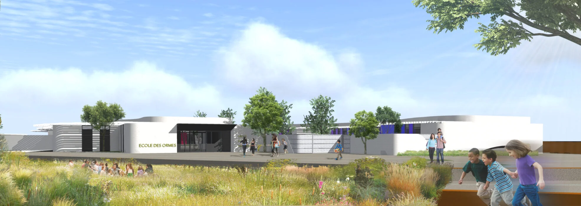 Visuel CONSTRUCTION GROUPE SCOLAIRE SIMONE VEIL à Peyrestortes (66)