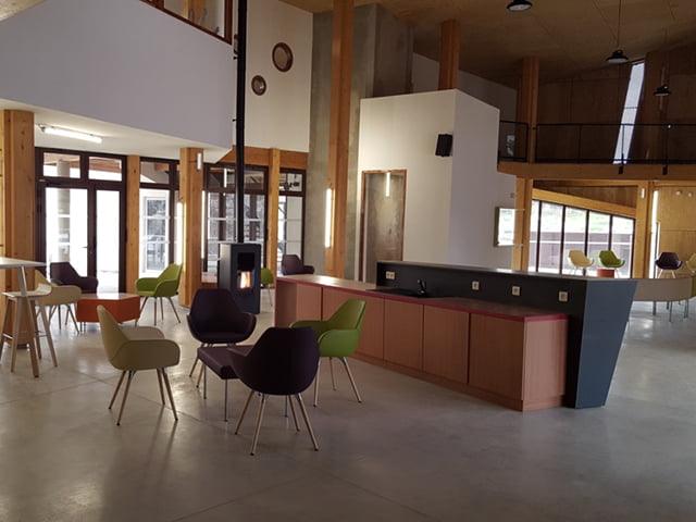 Hotel d'incubation UPVD IN CUBE - Illustration intérieur Atelier Jacques Outier
