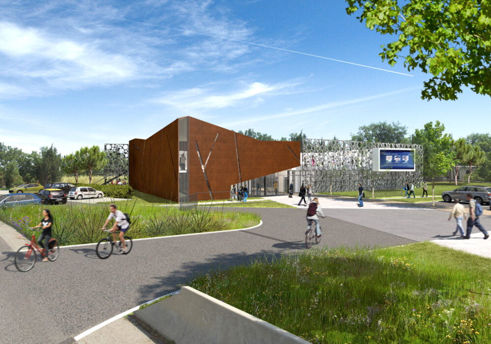 Hotel d'incubation UPVD IN CUBE - Illustration Atelier Jacques Outier