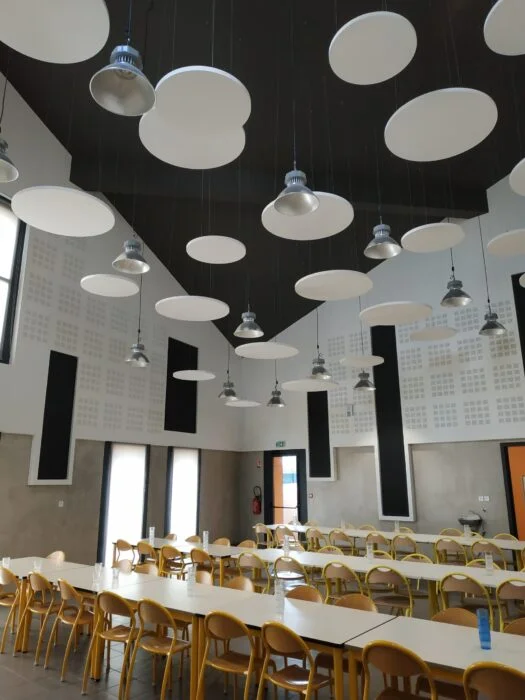 Illustration luminaire cantine groupe scolaire achille cadenat à Passa (66)