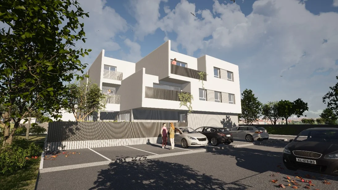 Illustration villa du lotissement St Mamet à St estève (66) Construction 14 logements individuels KAVAK - HABITAT PERPIGNAN MEDITERRANEE
