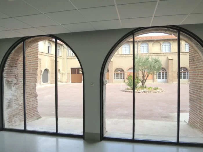 Caserne mangin photo arches vue intérieur