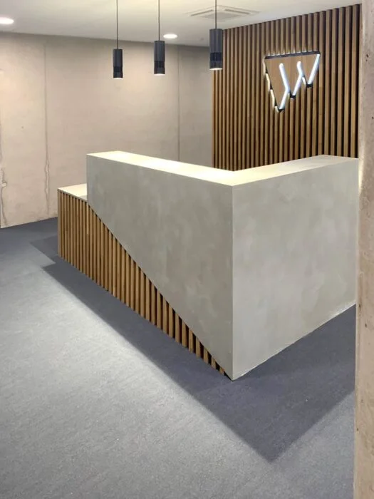 Illustration entrée bureau Angelotti Béziers - Archi Concept Maître d’ouvrage : AXYLIS-MOREAU INVEST