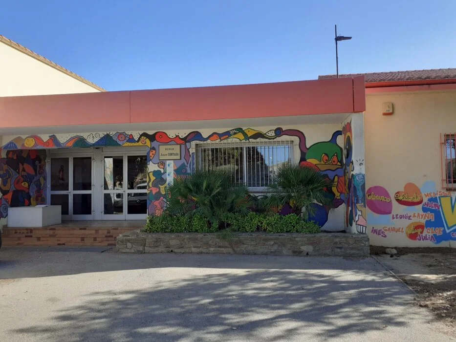Photo façade école J. Cortada à St Laurent de la Salanque