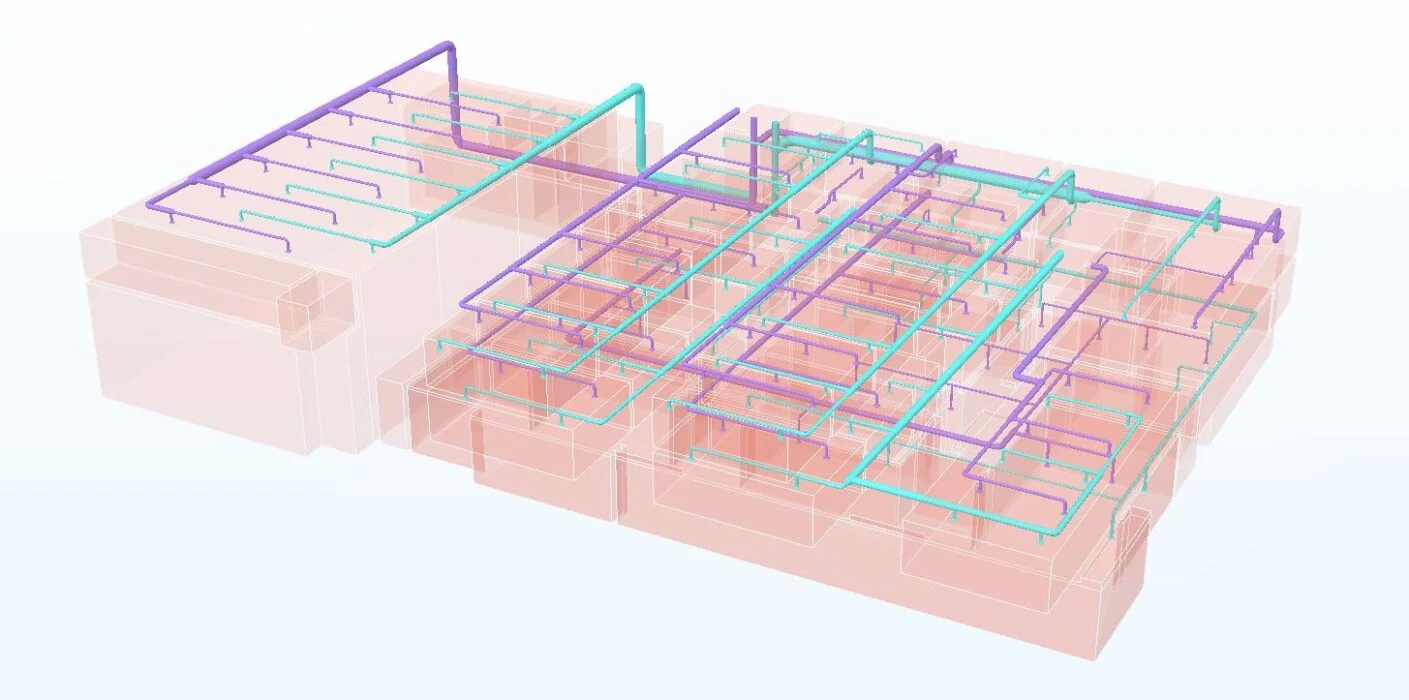 Modélisation BIM des réseaux de l'IDEM au Soler