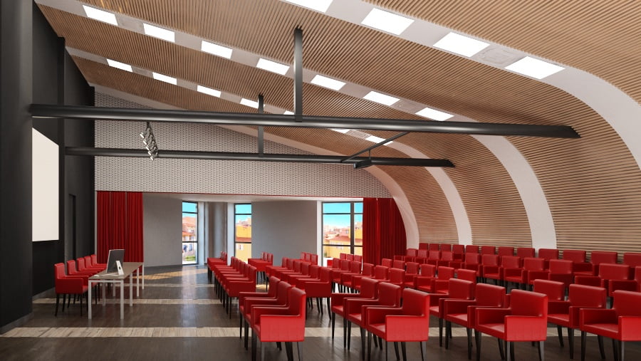 Salle de conférence médiathèque de Perpignan