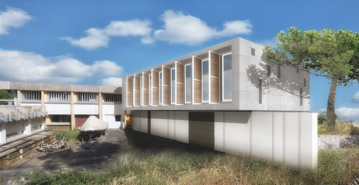 UPVD Vue extention exterieure ARCHI CONCEPT ENERGIE R BET