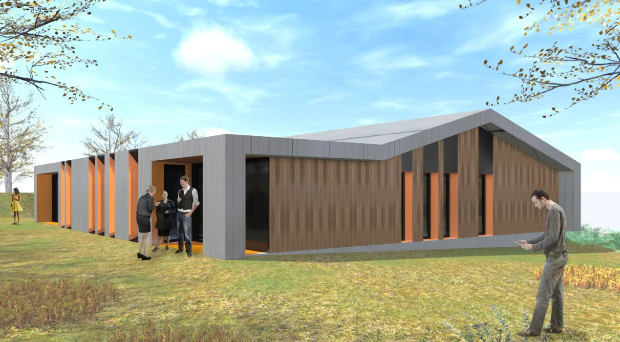 Perspective Construction d’un centre Médico-psychologique neuf à Osseja (66)