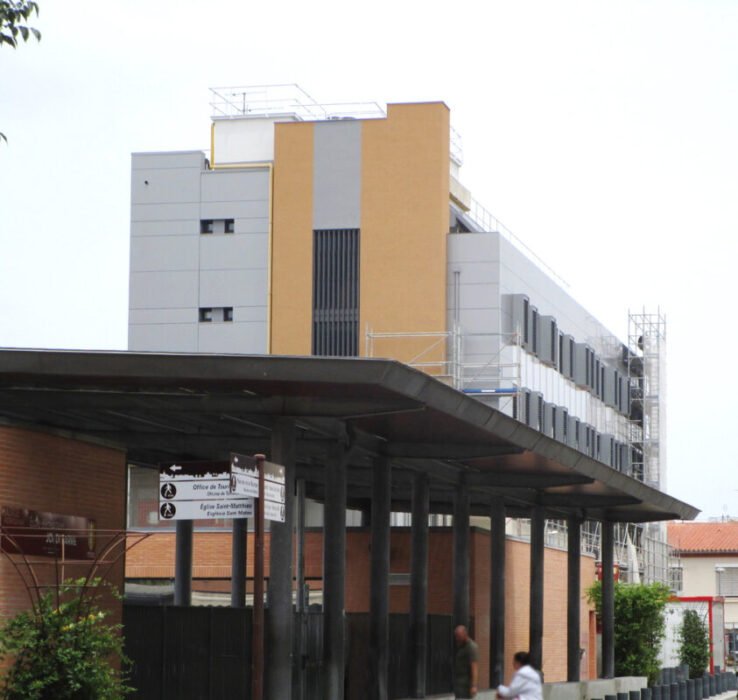 Photo CPAM de Perpignan - Opération de rénovation et isolation des façades