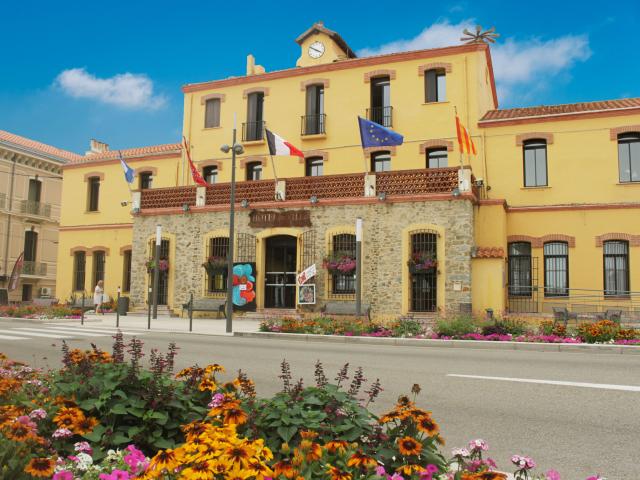 Illustration façade Hôtel de ville de Banyuls