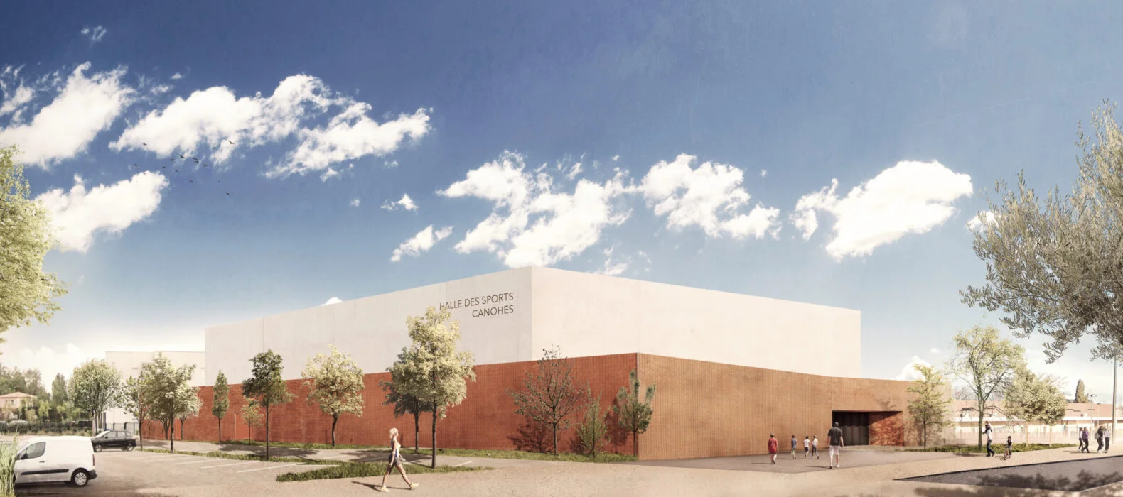 Halle des Sports de Canohès - Crédit visuel : Passelac & Roques